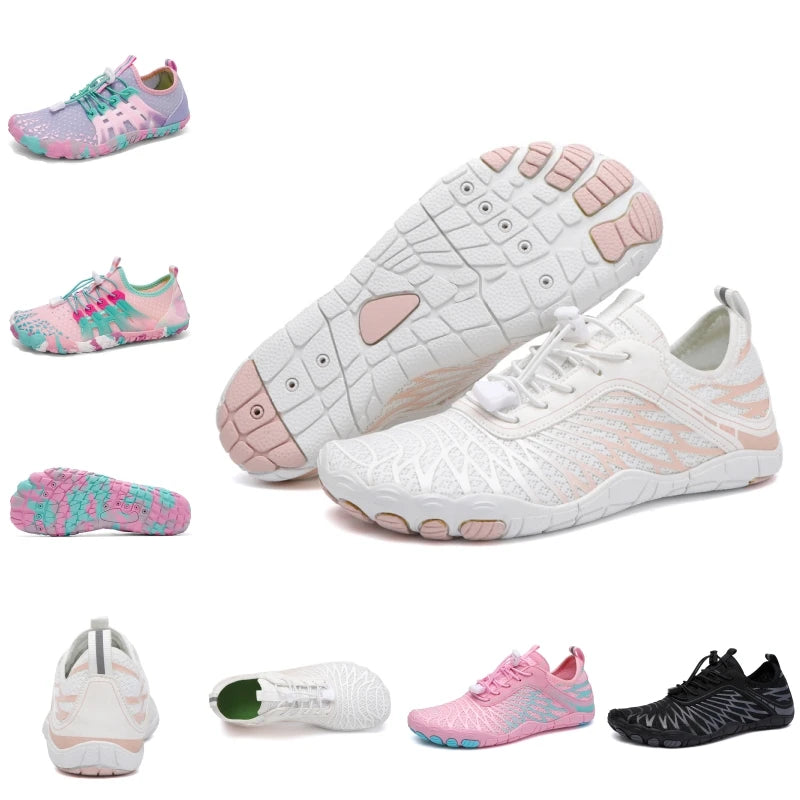 Women Men Upstream Wading Water Shoes Beach Barefoot Swimming Surfing Qick Dry Sports Aqua Sneakers Unisex Lightweight Trekking