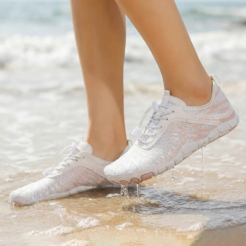 Women Men Upstream Wading Water Shoes Beach Barefoot Swimming Surfing Qick Dry Sports Aqua Sneakers Unisex Lightweight Trekking
